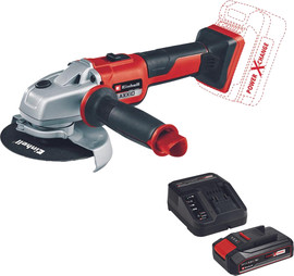 EINHELL משחזת זווית "5 נטענת בראשלס 18v + סוללה ומטען 2.5Ah