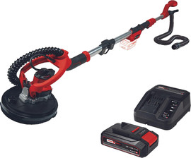 EINHELL מלטשת קירות טלסקופית נטענת 18v + סוללה ומטען 2.5Ah