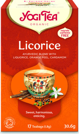 YOGI TEA LICORICE - מתיקות טבעית ומלטפת – חליטת ליקוריץ