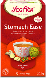 YOGI TEA STOMACH EASE - שלווה פנימית – חליטת הל שומר וג'ינג'ר