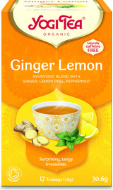 YOGI TEA GINGER LEMON - פיצוץ מרענן של ג'ינג'ר לימון