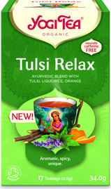 YOGI TEA TULSI RELAX - תענוג מדיטטיבי עם טולסי רלקס