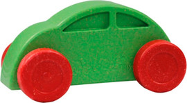 Anbac Toys רכב אנטי בקטריאלי בצבע ירוק  אדום לתינוקות ופעוטות