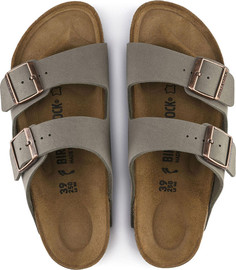 Birkenstock כפכפי בירקנשטוק Arizona Birko גברים - בירקנשטוק - Stone