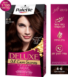 פאלטה DELUXE צבע שיער חום בינוני מוקה 4-6