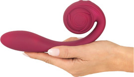 SOFTBERRY ויברטור דו מנועי עוצמתי עם ראש גמיש