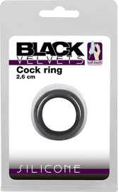 SOFTBERRY טבעת מסיליקון לחיזוק הזקפה Black Velvets
