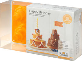 BIRKMANN תבנית סיליקון עוגת קומות 6 שקעים Creative baking
