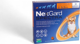 NexGard Spectra נקסגארד ספקטרה לכלבים | 2 - 3.5 ק"ג