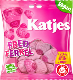 katjes Katjes Fred Ferkel פרד פרקל סוכריות ויגן מרשמלו גומי