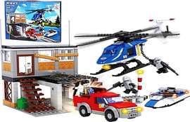 בית הצעצוע ליגאו תחנת הצלה גדולה476 חלק 3 כלי רכב 47X35 ס''מ