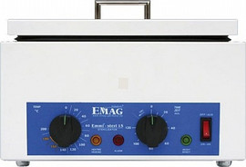 EMAG תנור עיקור בחום יבש, תנור לעיקור כלי יד, כלים כירורגיים, דנטלי, סלוני יופי, מניקור ופדיקור, קעקועים ופירסינג Hot Air Sterilization Oven Emmi-steri 15