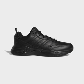 Adidas אדידס נעלי גברים ספורט עם שרוכים בצבע שחור (Strutter)