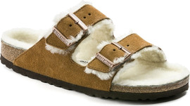 Birkenstock Birkenstock אריזונה פרווה סטון 1001135 כפכפים