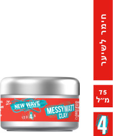 וולה שוקוויבס חימר לעיצוב השיער MESSY