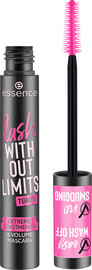 essence WITHOUT LIMITS TUBING מסקרה שחורה