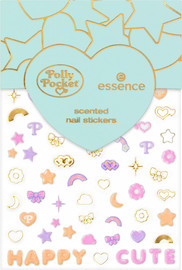 essence POLLY POCKET מדבקות לציפורניים צבעוניות