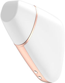 SATISFYER ויברטור יונק לאב טראיינגל לבן