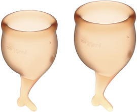 SATISFYER גביעונית Feel Secure כתום