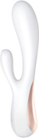 SATISFYER ויברטור ארנבון מונו פלקס לבן