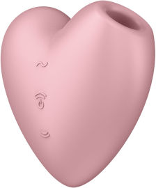 SATISFYER ויברטור יונק ורוטט 'קיוטי הארט'