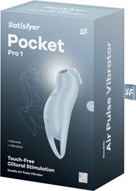 SATISFYER יונק דגדגן קומפקטי ורוטט סטיספייר | Pocket Pro 1 | סגול
