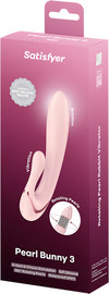 SATISFYER ויברטור ארנב מסתובב ורוטט מבית סטיספייר | Pearl Bunny 3 | ורוד