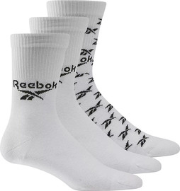 ריבוק מארז 3 זוגות גרבי Reebok לנשים דגם Classics Fold-Over Crew
