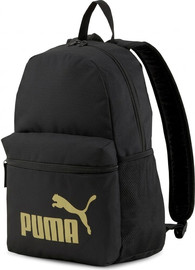 PUMA תיק גב פומה (Puma) - שחור בשילוב זהב