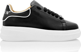PHILIP PLEIN נעלי פיליפ פליין Leather Lo-Top Megastar גברים - פיליפ פליין - Black