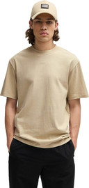 HUGO חולצת טישרט קצרה הוגו Logo Print גברים - הוגו - Brown