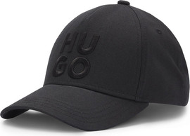 HUGO כובע הוגו Embroidered Logo גברים - הוגו - Black