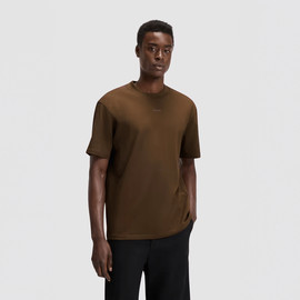 HUGO חולצת טישירט קצרה הוגו Logo Print גברים - הוגו - Brown
