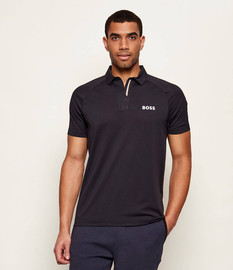 HUGO BOSS חולצת פולו הוגו בוס Paddytec גברים - הוגו בוס - Black