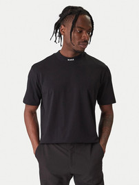 HUGO BOSS חולצת טישירט קצרה הוגו בוס Tee Collar גברים - הוגו בוס - Black