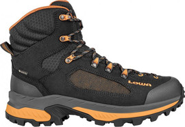 LOWA נעליים לגברים CORVARA GTX MID black/orange