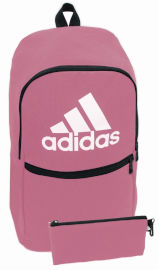 Adidas תיק גב Adidas + קלמר מתנה - ורוד