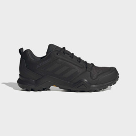 Adidas אדידס נעלי גברים ספורט עם שרוכים רשת סוליית טרקטור בצבע שחור (Terrex Ax3 Gtx)