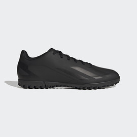 Adidas אדידס נעלי גברים קטרגל עם שרוכים פסים מבריק בצבע שחור (X Crazyfast.4 Tf)
