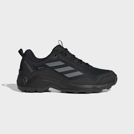 Adidas אדידס נעלי גברים ספורט רשת עם שרוכים פסים אפור סוליית טרקטור בצבע שחור (Terrex Eastrail Gtx)