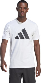 Adidas TR-ES FR LOGO T - טי שירט לוגו אדידס בצבע לבן לגברים