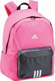 Adidas תיק גב Adidas דגם קלאסיק - ורוד/תא קדמי אפור