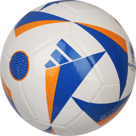 Adidas כדורגל רשמי של יורו גרמניה 2024 במידה 5 לאימונים ומשחקים - לבן פס כתום/כחול