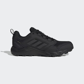 Adidas אדידס נעלי גברים ספורט שילוב רשת עם שרוכים סוליית טרקטור בצבע שחור (Terrex Tracerocker)