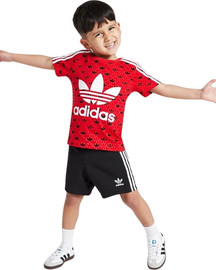 Adidas חליפת טי שירט ושורט Adidas לילדים