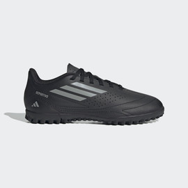 Adidas אדידס נעלי נוער קטרגל עם שרוכים פסים לבנים סוליית קוצים בצבע שחור (DEPORTIVO III TF J)