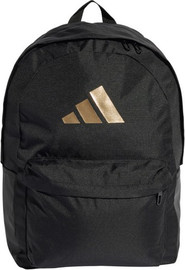 Adidas תיק בית ספר אדידס שחור לוגו זהב 08286 Adidas