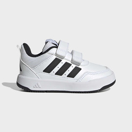 Adidas אדידס נעלי צעד ראשון סניקרס סקוטש ריפוד ופסים שחורים בצבע לבן (TENSAUR SPORT 3.0 CF I)