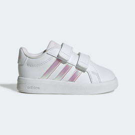 Adidas אדידס נעלי צעד ראשון סקוטש פסים ורודים (GRAND COURT 3.0)