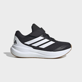 Adidas אדידס נעלי ילדים ספורט סקוטש משולב עם שרוכים פסים וסולייה בצבע לבן (Runfalcon 6)
